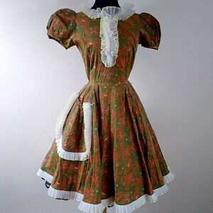 Vintage Handmade Women Dress Size S